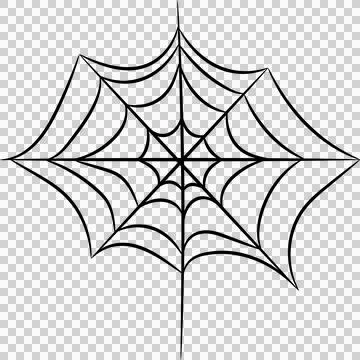 Single Spider Web png Icon Stock Illustration