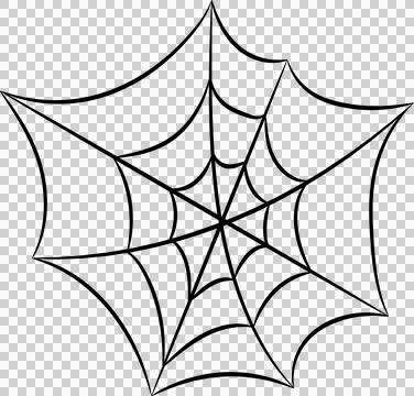 Single Spider Web Vector Icon Иллюстрация