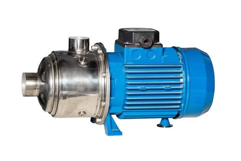 Single stage water pump for generating high water pressure in domestic and in Stock Photos