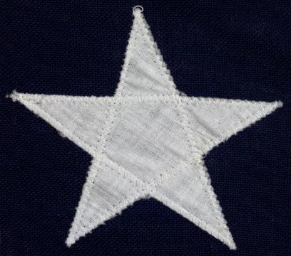 Single star from flag Stock Photos