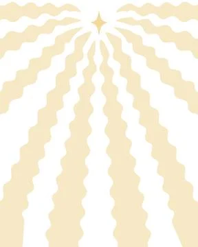 Single star shine Christmas background. Vector illustration Stock Illustration