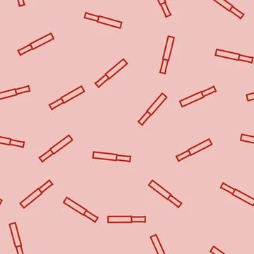 Single strand wire line vector seamless pattern Stock Illustration