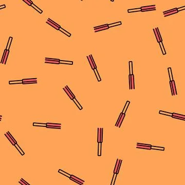 Single strand wire vector seamless pattern Stock Illustration