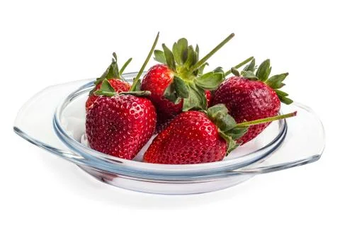 Single strawberry Foto stock
