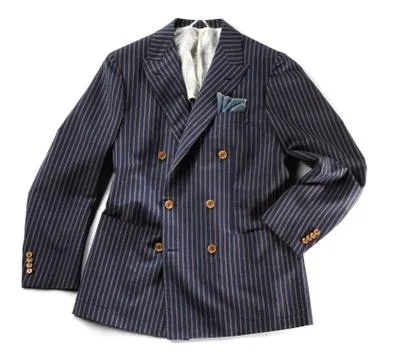 Single striped jacket with pinstripes Stock Photos