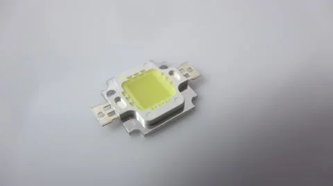 Single Super Bright Led Light 10W Zooming . 4K UltraHD, UHD Vídeos de archivo 49174760