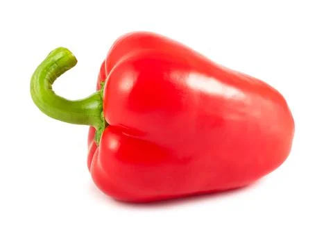 Single sweet pepper Stock Photos