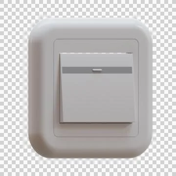 Single Switch 3D Illustration Stock Illustration