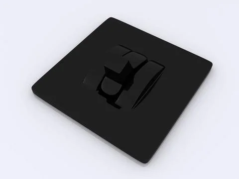 Single switch. 3d single switch. 3d Copyright: xZoonar.com/SerhiixPavlovx ... Stock Photos