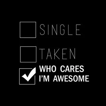 SINGLE TAKEN Stock Illustration