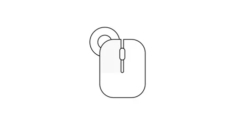 Single Tap Gesture Icon Stock Footage 335576595