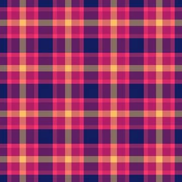 Single texture seamless pattern, 1950s background check plaid. Colour fabri.. Stock Illustration