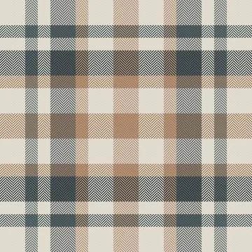 Single texture textile fabric, old-fashioned check background plaid. Networ.. Stock Illustration