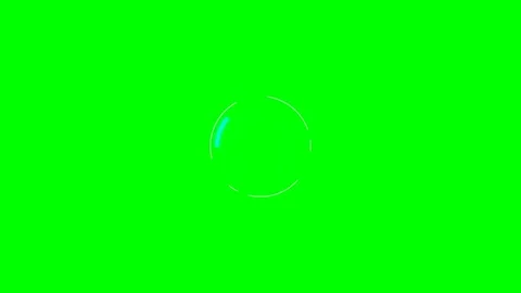 A single transparent soap bubble floating against a vibrant green background Stock Footage 340265930
