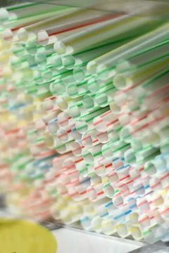Single use plastic straws Photos