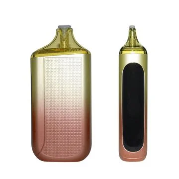 A single-use vape on a white background.Electronic nicotine supply system. Stock Photos
