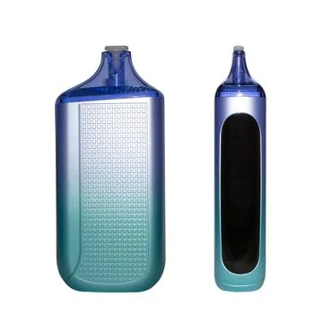 A single-use vape on a white background.Electronic nicotine supply system. Stock Photos