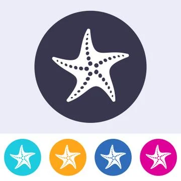Single vector starfish icon イラスト素材