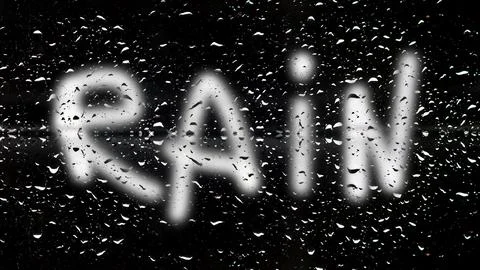 A single water drop or multiple rain drops beautifully isolated Stock Photos