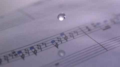 Single Water Drop Washed Away By Wave 700Fps Slow Motion Video stock 104452608