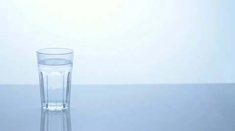 Single Water Glass_tilt_2 Stock Footage 11606344