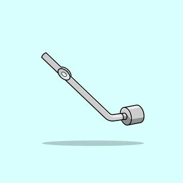 Single Wheel Brace Stock Illustration