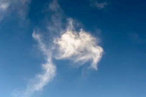 Single White cloud Stock Photos