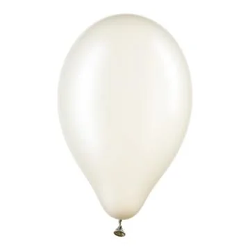 Single white helium balloon, element of decorations Stock Photos