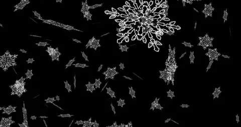 A single white snowflake explosion 241 Stock Footage 311119338