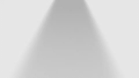 Single white spotlight beam on Alpha Channel, stage spotlight with centered.. Video stock 323387118