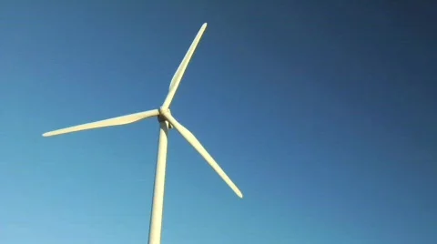 Single windmill Video stock 792348