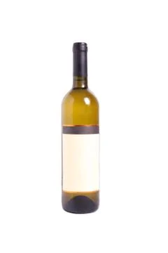 Single wine bottle 스톡 사진