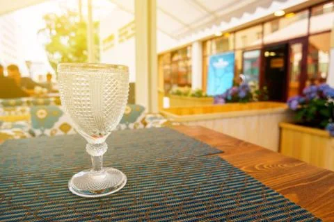 Single wineglass Stock Photos