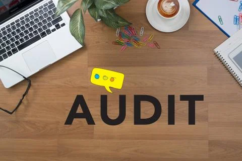 Single word AUDIT 库存照片
