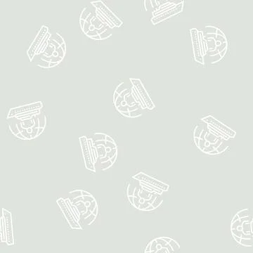Singles cruise line seamless pattern Illustrazione stock