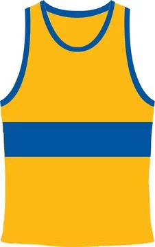 Singlet Mock ups Vectors Stock Illustration