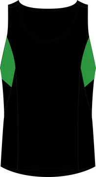 Singlet Mock ups Vectors Stock Illustration