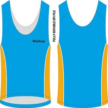 Singlet Mockup Stock Illustration