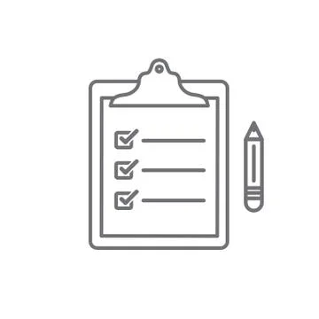 Singletasking or Monotasking icon w check mark Stock Illustration