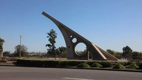 Singleton Sundial Stock Footage 249993080