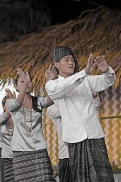 Singpho tribes performing Stock Photos