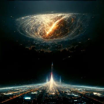 Singularity Stock Illustration