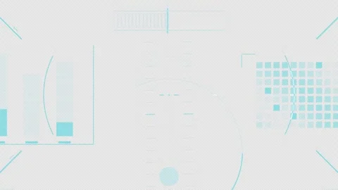 Singularity Scalable HUD Advanced Flight Physics: Master UI Screen : 4K Alpha Stock Footage 332943265