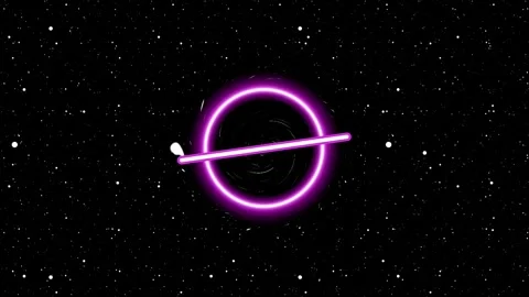 Singularity in Space Stock Footage 335630369