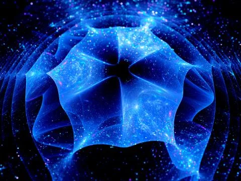 Singularity in space Stock Illustration