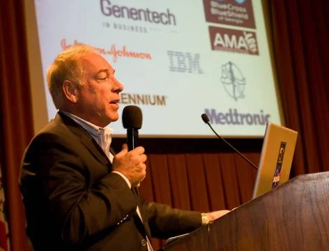 Singularity University First Meeting with Ames Center Director Pete Worden... Foto stock