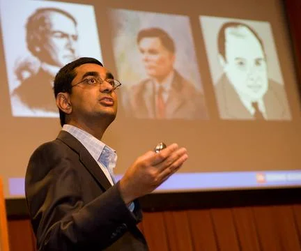 Singularity University First Meeting with Ames Center Director Pete Worden... Foto stock