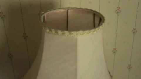 A sinister lamp, blinking Stock Footage 77863133