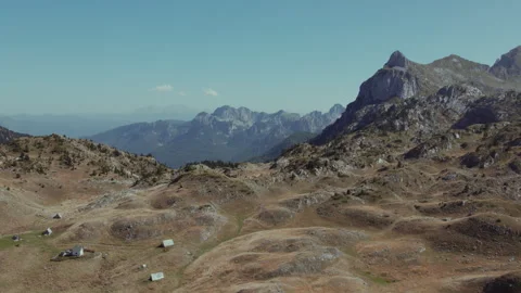 Sinjajevina mountain landscape Stock Footage 299230233