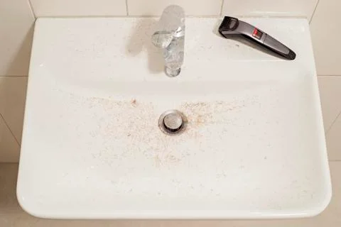Sink after shave Stock Photos